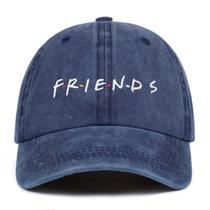 Boné de beisebol Anime Hat Friends Denim para homens e mulheres