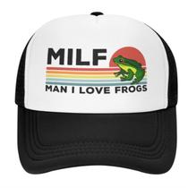 Boné de beisebol Anime Hat Milfs Man I Love Frogs para homens