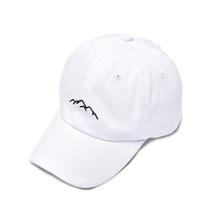 Boné de beisebol Anime Hat Mountains White para homens e mulheres