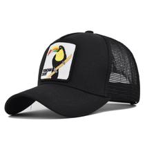 Boné de beisebol Anime Hat Toucan Dot unissex de algodão 54-60cm