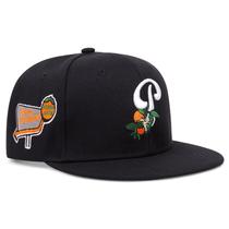 Boné de beisebol Anime Oranges Juice Print para adultos