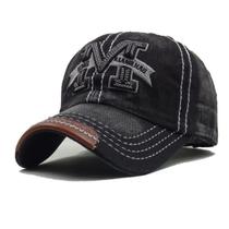 Boné de beisebol Anime Sports Denim Bordado para Homens Boné de beisebol Anime Sports Denim Bordado para Homens