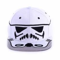 Boné de beisebol Anime Storms Troopers branco de algodão ajustável