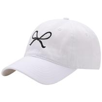 Boné de beisebol ANYZSCO Trendy Bow-Tie unissex de algodão branco Boné de beisebol ANYZSCO Trendy Bow-Tie unissex de algodão branco