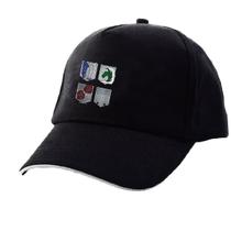 Boné de beisebol Attacks Titans Anime Snapback Cotton Black