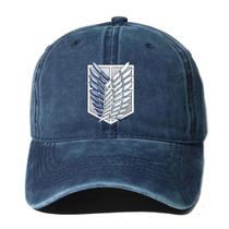 Boné de beisebol Attacks Titans Scouts Regiments Anime Snapback Boné de beisebol Attacks Titans Scouts Regiments Anime Snapback