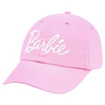 Boné de Beisebol Barbie para Meninas (5 a 13 anos) - Chapéu de Algodão Rosa Ajustável