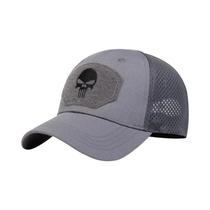 Boné de Beisebol Bordado com Caveira - Ajustável, Unissex e Respirável