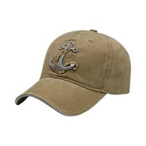 Boné De Beisebol Bordado Masculino Primavera Verão Estilo Cowboy Com Aba Curva Para Proteção Solar