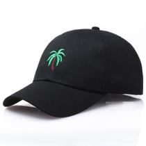 Boné de beisebol bordado Palm Tree Vintage Streetwear