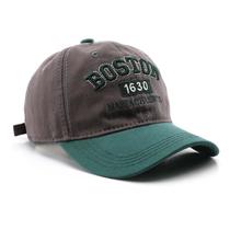 Boné de Beisebol Boston Cap Unissex - Ajustável (Cinza e Verde)