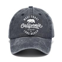 Boné de beisebol Californias Anime Snapback Hat Denim 55-60cm Boné de beisebol Californias Anime Snapback Hat Denim 55-60cm