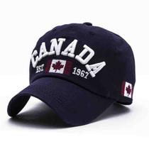 Boné de beisebol Canada Black Embroidery Anime para adultos