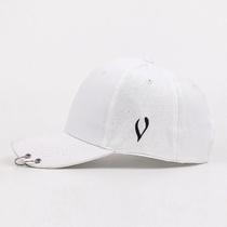 Boné de beisebol casual esporte ao ar livre sol clássico bordado estilo coreano de dois anéis