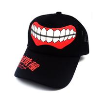 Boné de beisebol, chapéu de malha Tokyo Ghouls para homens, preto