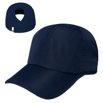 Boné de beisebol, chapéu de rabo de cavalo, ponyflo, feminino, azul marinho, rabo de cavalo