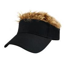 Boné de beisebol, chapéu liso de algodão com blusa de cabelo sintético para adulto Boné de beisebol, chapéu liso de algodão com blusa de cabelo sintético para adulto