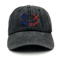 Boné de beisebol, chapéu liso de algodão com bordado colorido