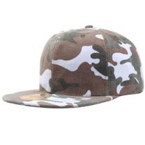 Boné de beisebol, chapéu liso de algodão com estampa de camuflagem, tamanho adulto