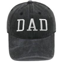 Boné de beisebol, chapéu liso de algodão lavado com bordado DAD Boné de beisebol, chapéu liso de algodão lavado com bordado DAD