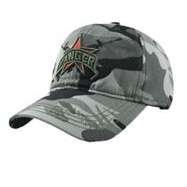 Boné de beisebol, chapéu liso de camuflagem com bordado de estrelas 3D