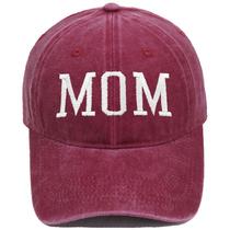 Boné de beisebol, chapéus lisos de algodão com bordado MOM Boné de beisebol, chapéus lisos de algodão com bordado MOM