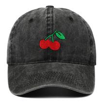 Boné de beisebol Cherrys Anime Chapéu de beisebol ajustável Trucker C Boné de beisebol Cherrys Anime Chapéu de beisebol ajustável Trucker C