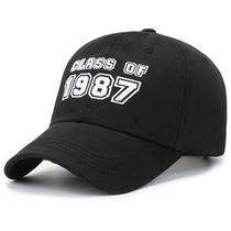 Boné de beisebol Class Of 1987 Anime ajustável de 56 a 58 cm de algodão