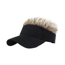 Boné de Beisebol com Peruca Sintética Ajustável - Estilo Hip Hop Boné de Beisebol com Peruca Sintética Ajustável - Estilo Hip Hop