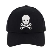 Boné de beisebol Concept One Skull and Wrench Crossbones Black Boné de beisebol Concept One Skull and Wrench Crossbones Black