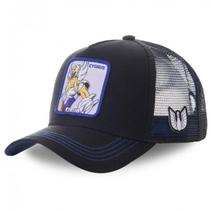 Boné de beisebol Cygnus Hyogas Anime Snapback Hat algodão preto Boné de beisebol Cygnus Hyogas Anime Snapback Hat algodão preto