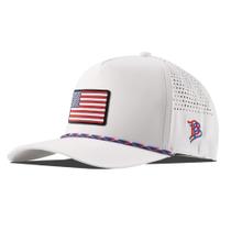 Boné de beisebol da marca Bills Old Glory PVC Curved 5 Panel