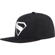 Boné de beisebol DC Comics Superman Snapback Hat preto adulto