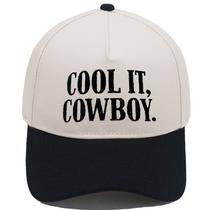 Boné de beisebol de algodão bicolor Trucker Cool It Cowboy unissex Boné de beisebol de algodão bicolor Trucker Cool It Cowboy unissex