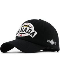 Boné de beisebol de algodão bordado CANADA Patch unissex Boné de beisebol de algodão bordado CANADA Patch unissex
