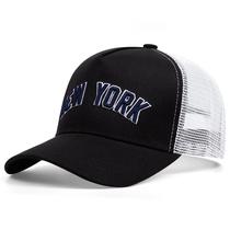 Boné de beisebol de algodão bordado NEW YORK Trucker unissex Boné de beisebol de algodão bordado NEW YORK Trucker unissex