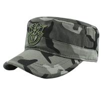 Boné de beisebol de algodão camuflado, chapéu de estilo militar Boné de beisebol de algodão camuflado, chapéu de estilo militar