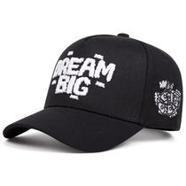 Boné de beisebol de algodão DREAM BIG bordado para adultos Boné de beisebol de algodão DREAM BIG bordado para adultos