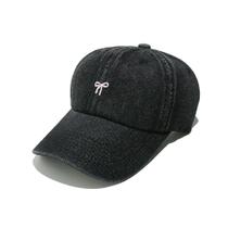 Boné de beisebol de algodão estilo jeans com bordado minimalista Boné de beisebol de algodão estilo jeans com bordado minimalista