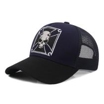 Boné de beisebol de algodão Trucker com design de caveira bordado Boné de beisebol de algodão Trucker com design de caveira bordado