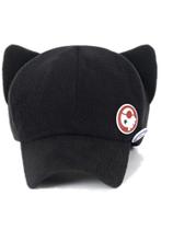 Boné De Beisebol De Fleece Polar Com Orelhas De Gato, Chapéu De Cosplay De Anime EVA Shikinami Asuka