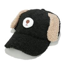 Boné de beisebol de pelúcia Dog Ear Cartoon Trucker Cap de algodão Boné de beisebol de pelúcia Dog Ear Cartoon Trucker Cap de algodão