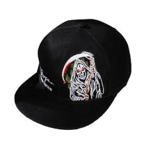 Boné de beisebol Death Skull Anime para crianças 56-58 cm ajustável Boné de beisebol Death Skull Anime para crianças 56-58 cm ajustável