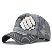 Boné de beisebol Denim Fist Anime Chapéu para homens e mulheres