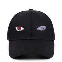 Boné de beisebol Devils Eyes Anime Snapback, algodão preto Boné de beisebol Devils Eyes Anime Snapback, algodão preto
