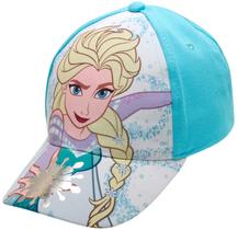 Boné de beisebol Disney Girls Frozen Princess Elsa Anna 4-7 anos Boné de beisebol Disney Girls Frozen Princess Elsa Anna 4-7 anos