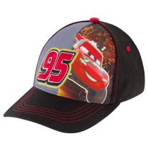 Boné de beisebol Disney Lightning McQueen para meninos de 4 a 7 anos