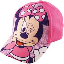 Boné de beisebol Disney Minnie Mouse para crianças de 4 a 7 anos rosa Boné de beisebol Disney Minnie Mouse para crianças de 4 a 7 anos rosa