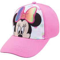 Boné de beisebol Disney Minnie Mouse rosa para menina 2-4Y Boné de beisebol Disney Minnie Mouse rosa para menina 2-4Y