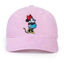 Boné de beisebol Disney Minnie Mouse rosa para mulheres e homens Boné de beisebol Disney Minnie Mouse rosa para mulheres e homens